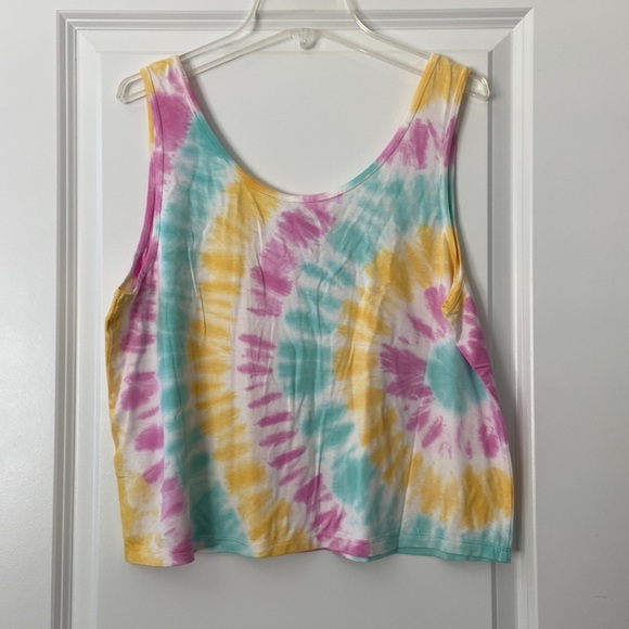 Ramy Brook women’s size L crop tie-dye tank top - Picture 6 of 7